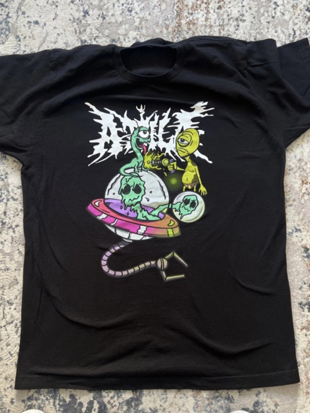 Attila Band Alien UFO Graphic Tee Streetwear